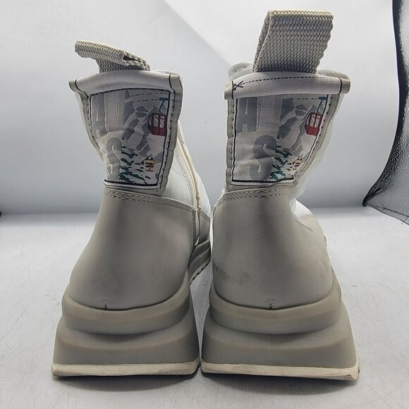 Franco Sarto Alps Womens 9 M White Boots Water Resistant Winter Casual Outdoors - Picture 5 of 13